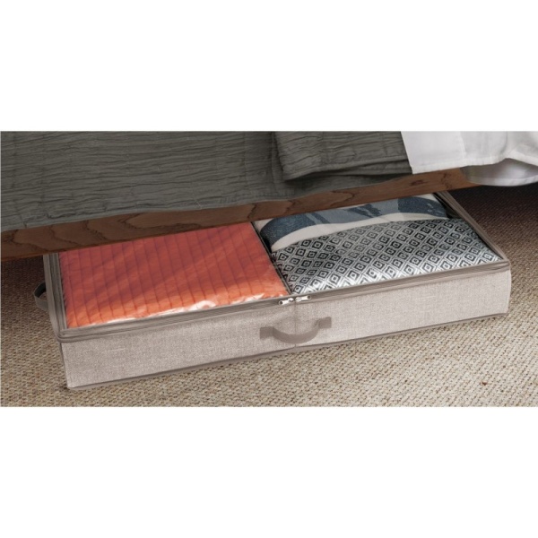 InterDesign / Кофр для хранения под кроватью Aldo 2 отсека (100589)