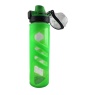 DECOR / Бутылка герметичная STRENGTH GLASS боросиликатное стекло в силиконовом рукаве 590мл, салатовый (101139)