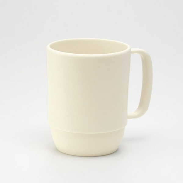 Inomata / Кружка для СВЧ 350мл СЛОНОВАЯ КОСТЬ (100436)