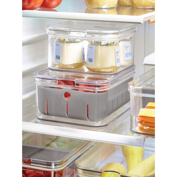 InterDesign / Контейнер CRISP для холодильника со съемной корзиной 21х16х9,5см (101296)