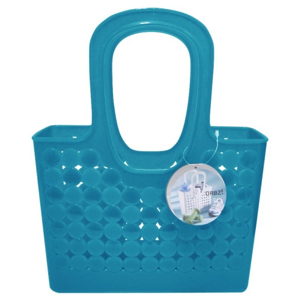 InterDesign / Корзина средняя длинные ручки небесный 31х12х38 см (100181)