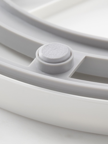 Подставка Crazy Susan вращающаяся с 3 съемными корзинами 26.4х26.4х10.4см (101521)