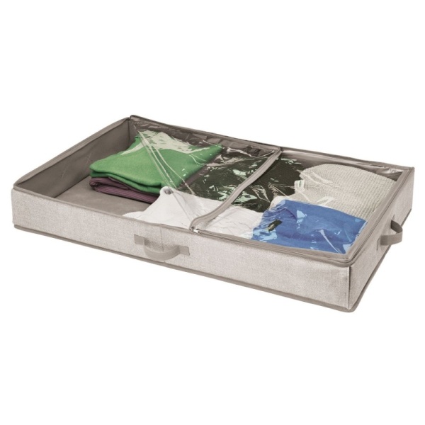 InterDesign / Кофр для хранения под кроватью Aldo без разделителя бежевый (100590)