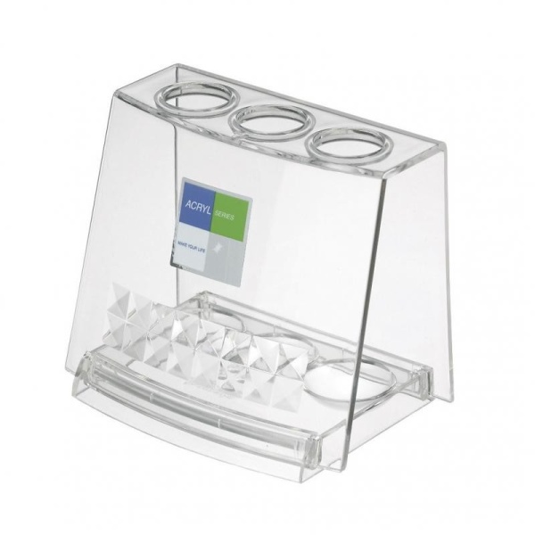 Inomata / Подставка для зубных щеток ПРОЗРАЧНЫЙ (100534)