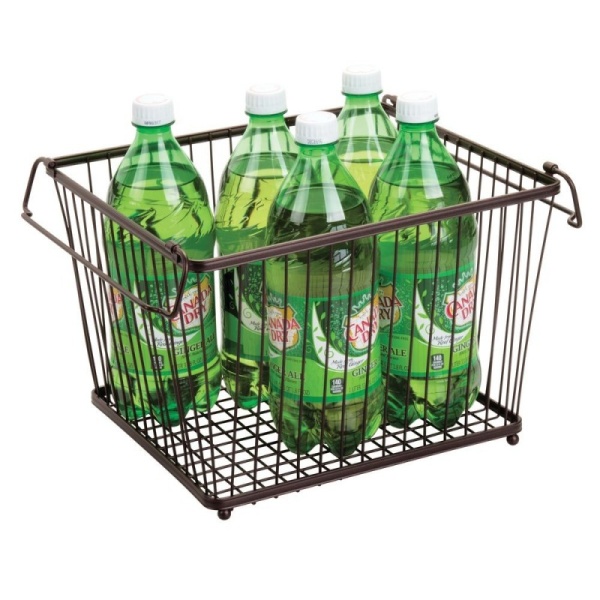 InterDesign / Большая корзина для хранения York Lyra Бронза (100698)