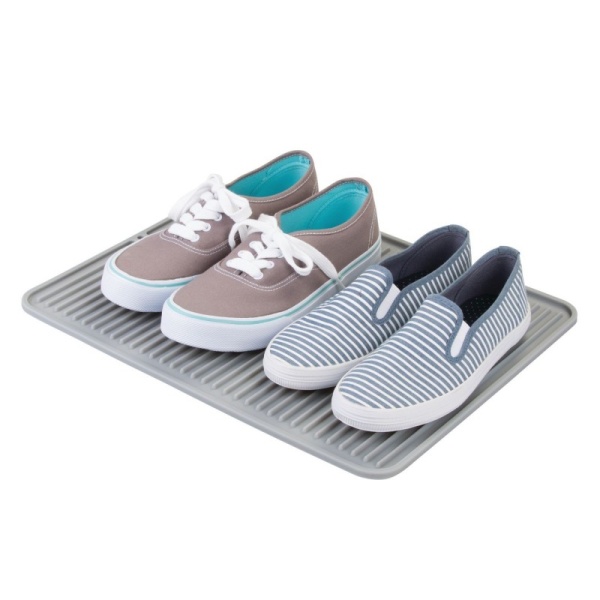 InterDesign / Силиконовый коврик для сушки посуды Серый (100701)