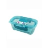 DECOR / Контейнер GO LUNCH BOX модульный прямоугольный с клапаном 300мл, бирюза (101167)