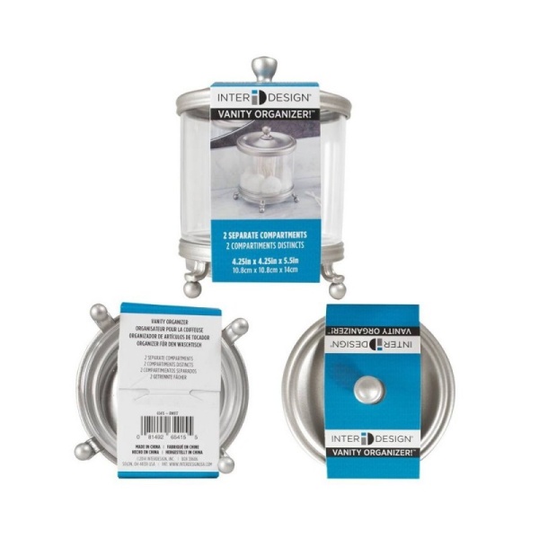 InterDesign / Контейнер для ватных палочек York Lyra (100079)