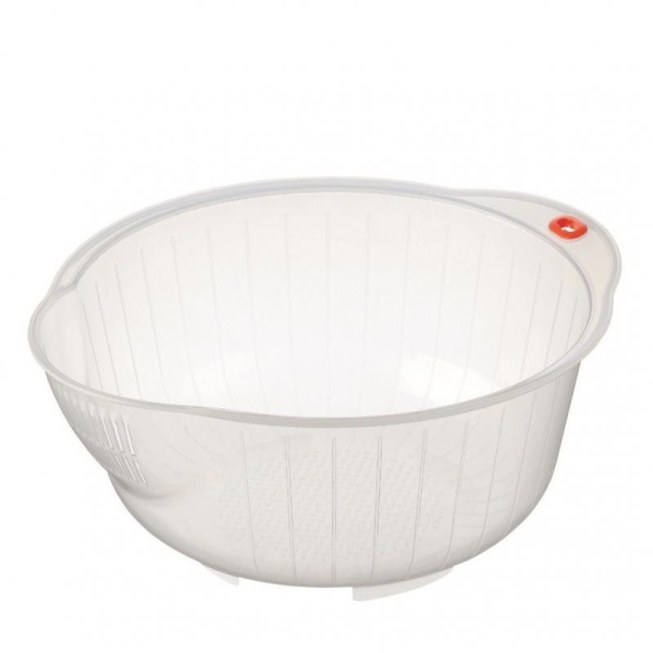 Inomata / Дуршлаг Д23см мелкая сетка ПРОЗРАЧНЫЙ (100318)