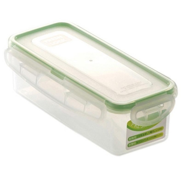 Yamada / Контейнер для СВЧ  0,48л для пищев. длин. ЗЕЛЁНЫЙ (100334)