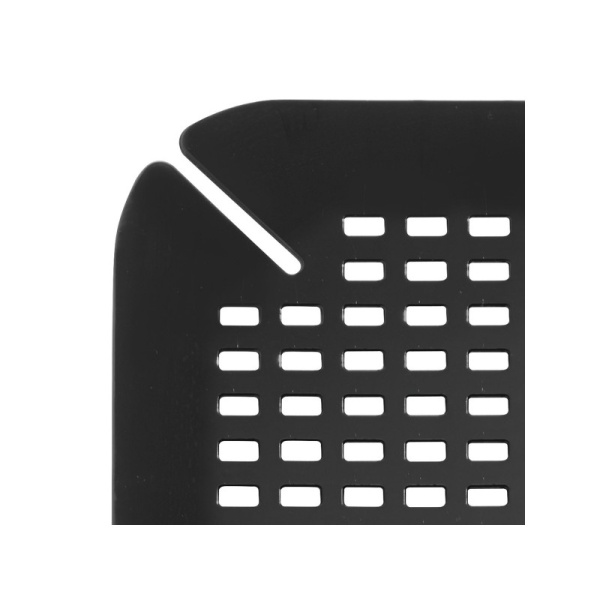 InterDesign / Коврик для раковины Contour черный пластик 35.5х40.6см (100811)