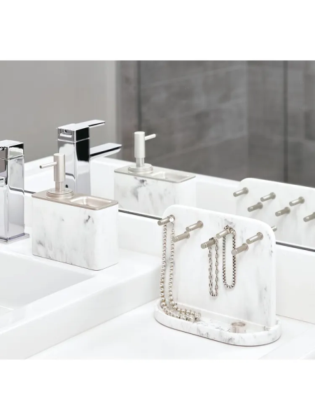 Держатель для украшений Dakota мрамор, полимерная смола (101609)