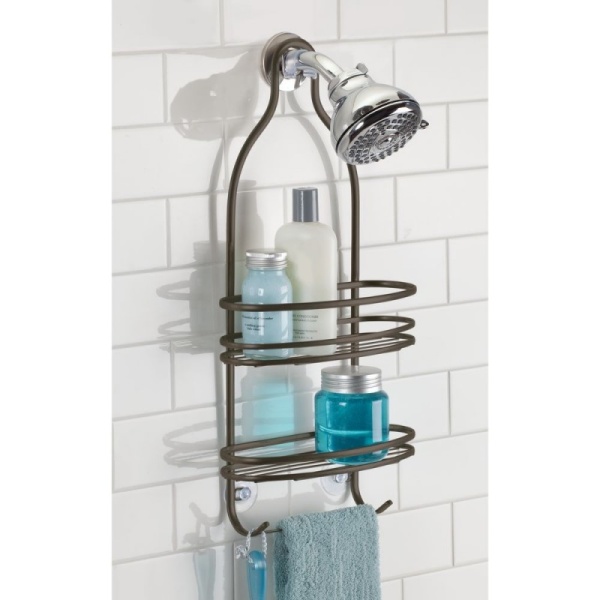 InterDesign / Полка для душа аксис двойная бронза (100154)