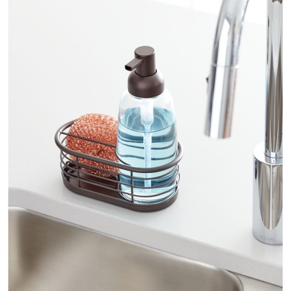 Дозатор для жидкого мыла Forma c корзиной для губки 350мл (101495)