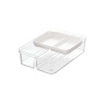 InterDesign / Лоток-органайзер кухонный CRISP 2 отделения съемный лоток 30,5х20х7,6см (101304)