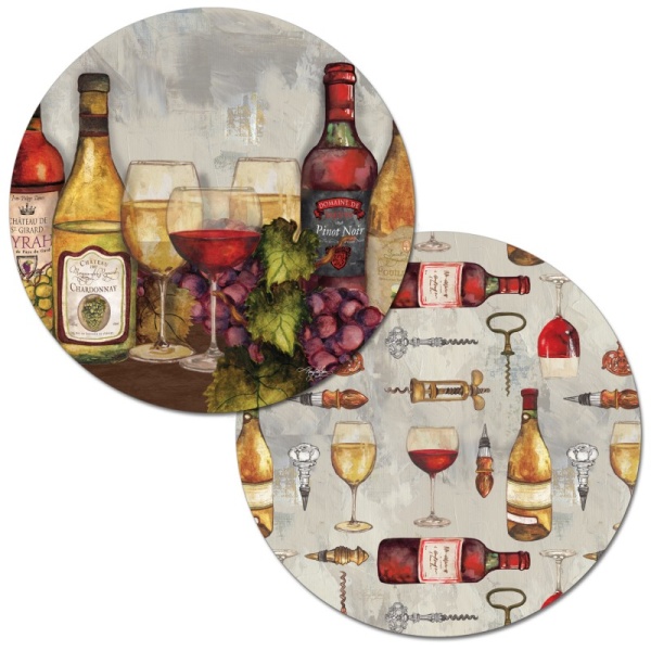 Conimar / Комплект сервировочных салфеток "Время вина" 2 шт диаметр 35см (100956)