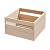 Корзина Wood 25.4х25.4х15.2см дерево Павловния (101560)