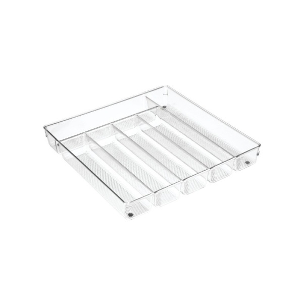 InterDesign / Лоток для столовых приборов LINUS 6 отделений 34х33см (101260)