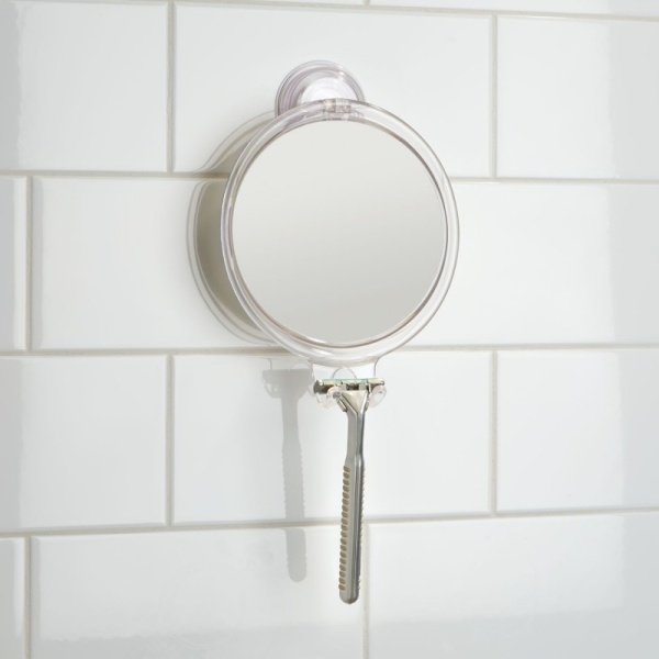 InterDesign / Зеркало в ванную на присоске Power Lock (100683)