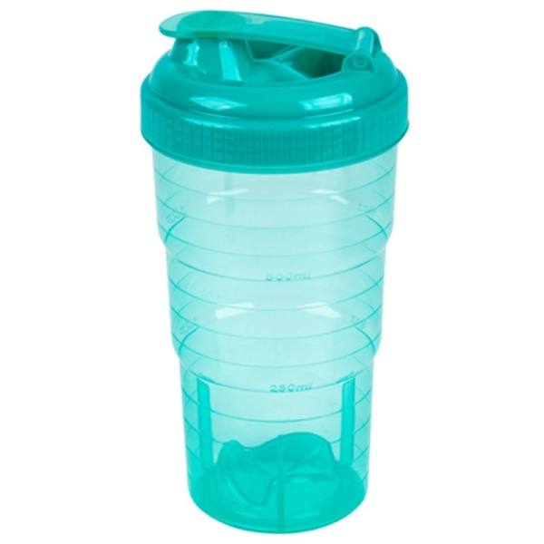 DECOR / Шейкер JET пластик 750мл , бирюзовый (101110)