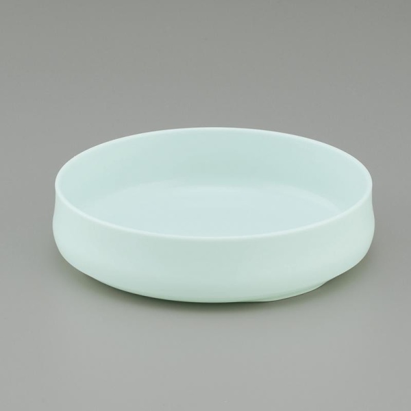 Inomata / Тарелка для СВЧ 450мл глуб. детская ГОЛУБОЙ (100580)