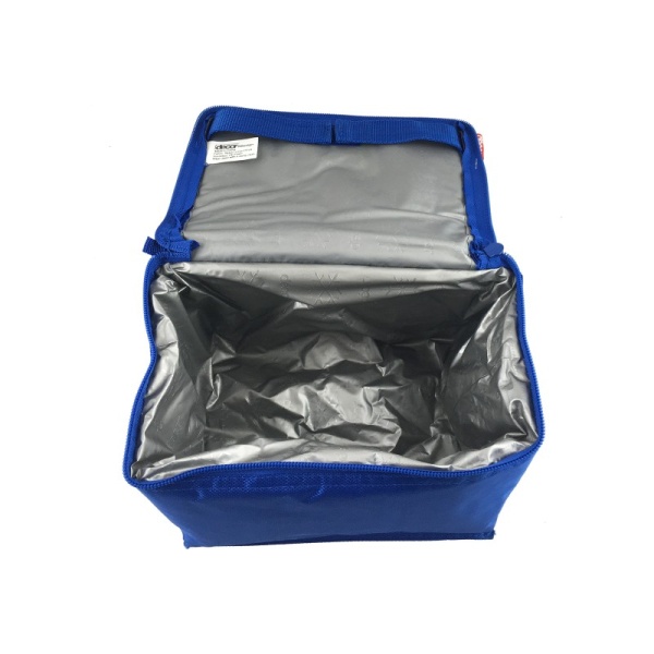 DECOR / Термосумка для ланч-бокса складная нейлоновая 22х15х14.5см, синий (101098)