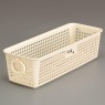 Inomata / Корзина   262*97*70мм с ручками СЛОНОВАЯ КОСТЬ (100408)