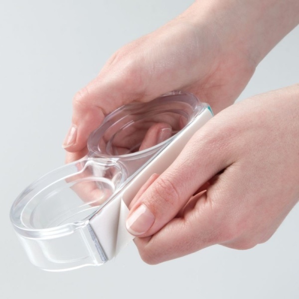 InterDesign / Держатель аффикс для расчесок самокл.прозрач.пластик 12.75х6.5х2.5 см (100097)