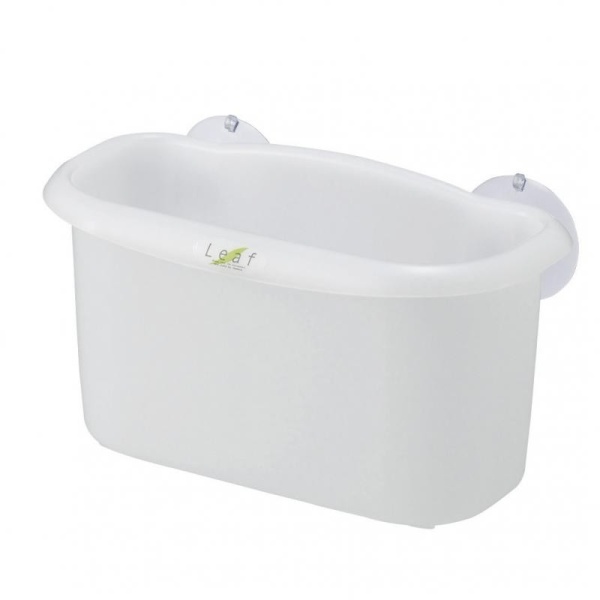 Inomata / Корзина 164*89*90мм на присосках БЕЛЫЙ (100383)