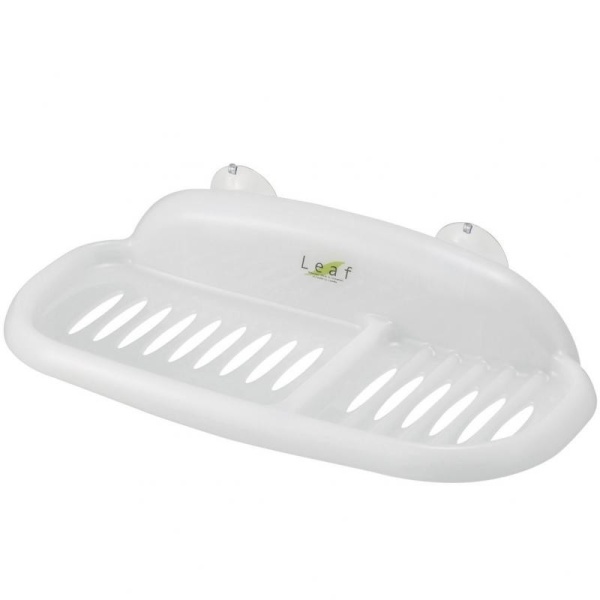 Inomata / Мыльница на присосках БЕЛЫЙ (100476)