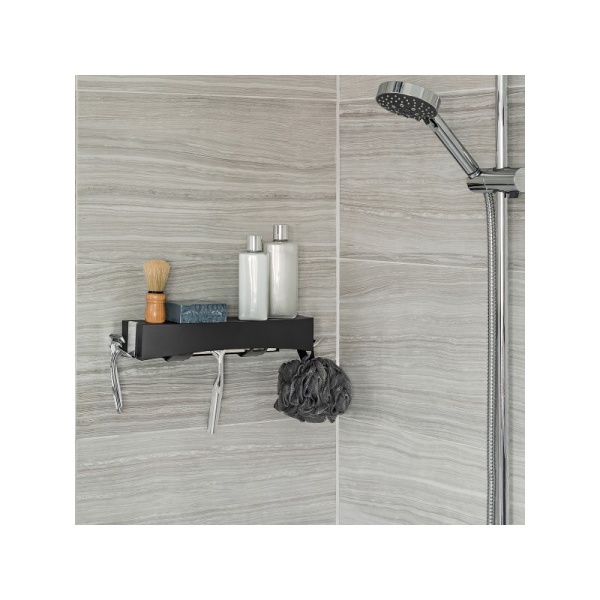 BETTER LIVING / Полка для душа CLEVER 35,6см черный (100984)