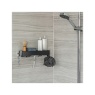 BETTER LIVING / Полка для душа CLEVER 35,6см черный (100984)