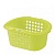 Inomata / Корзина   237*180*116мм с ручками ЛАЙМ (100397)