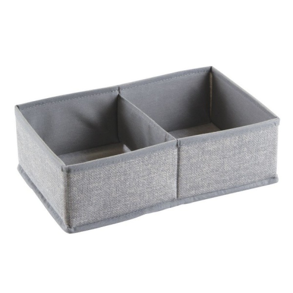 InterDesign / Кофр для хранения алдо 2 секц. 30.5х17.75х10.25 см (100149)