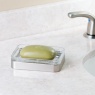 InterDesign / Мыльница вестпорт стекло/металл (100124)