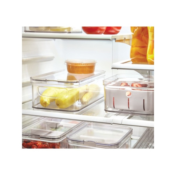 InterDesign / Контейнер для хранения Crisp с верхним органайзером пластиковый (100847)