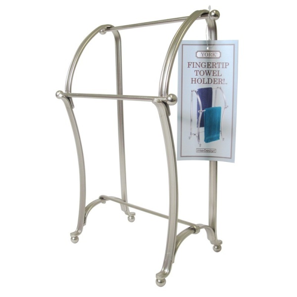 InterDesign / Вешалка для полотенец прямая йорк лира металл матовый хром (100113)
