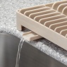 InterDesign / Clarity Compact Dish Drainer with Swivel Spout (100676)