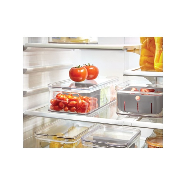 InterDesign / Контейнер CRISP для холодильника со съемным разделителем 21х16х9,5см (101294)
