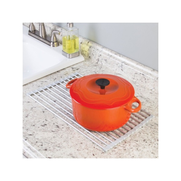 InterDesign / Сушка для посуды Metro на раковину складная стальная (100856)