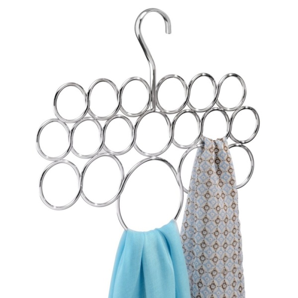 InterDesign / Вешалка-органайзер для шарфов и платков 18 отсеков (100649)