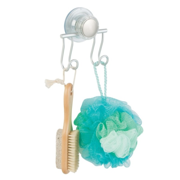 InterDesign / Двойной крючок на присоске Metro Turn-N-Lock (100639)