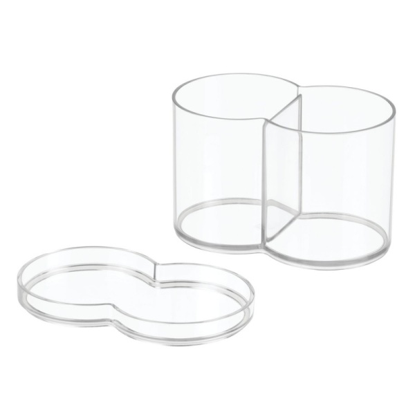 InterDesign / Двойной органайзер-стаканчик для ватных палочек (100768)