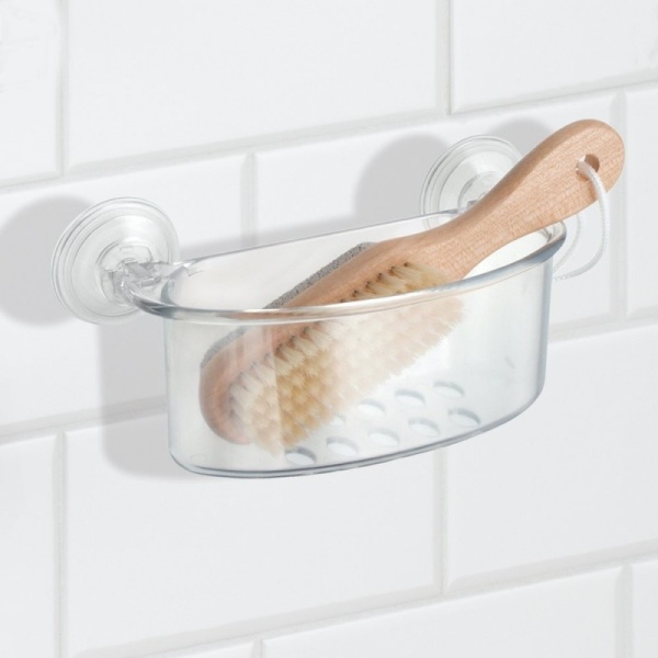 InterDesign / Корзина в ванную на присоске Power Lock малая (100052)