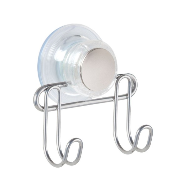 InterDesign / Двойной крючок на присоске Turn-N-Lock (100651)