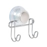 InterDesign / Двойной крючок на присоске Turn-N-Lock (100651)