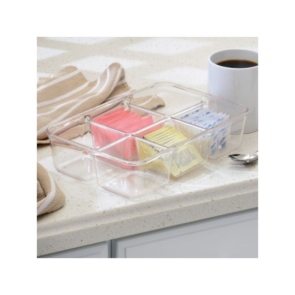 InterDesign / Органайзер LINUS универсальный 6 отделений 16,5х24х5,7см пластиковый (101269)