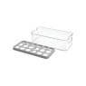 InterDesign / Контейнер CRISP для яиц с крышкой и съемным вкладышем 32х16х9,85см (101297)