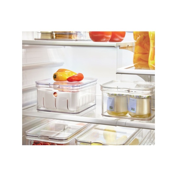 InterDesign / Контейнер для хранения со съемной корзиной Crisp пластиковый (100843)