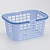 Inomata / Корзина   269*193*128мм с ручками СИРЕНЬ (100409)